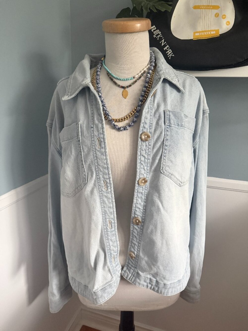 Carve Designs - Flora Denim Shacket